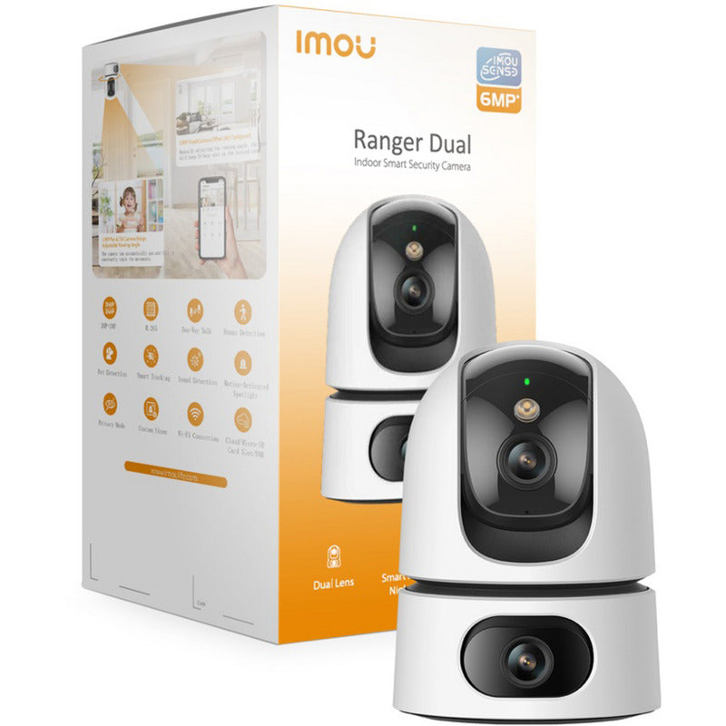 Imou ranger dual 6mp beveiligingscamera (wit)