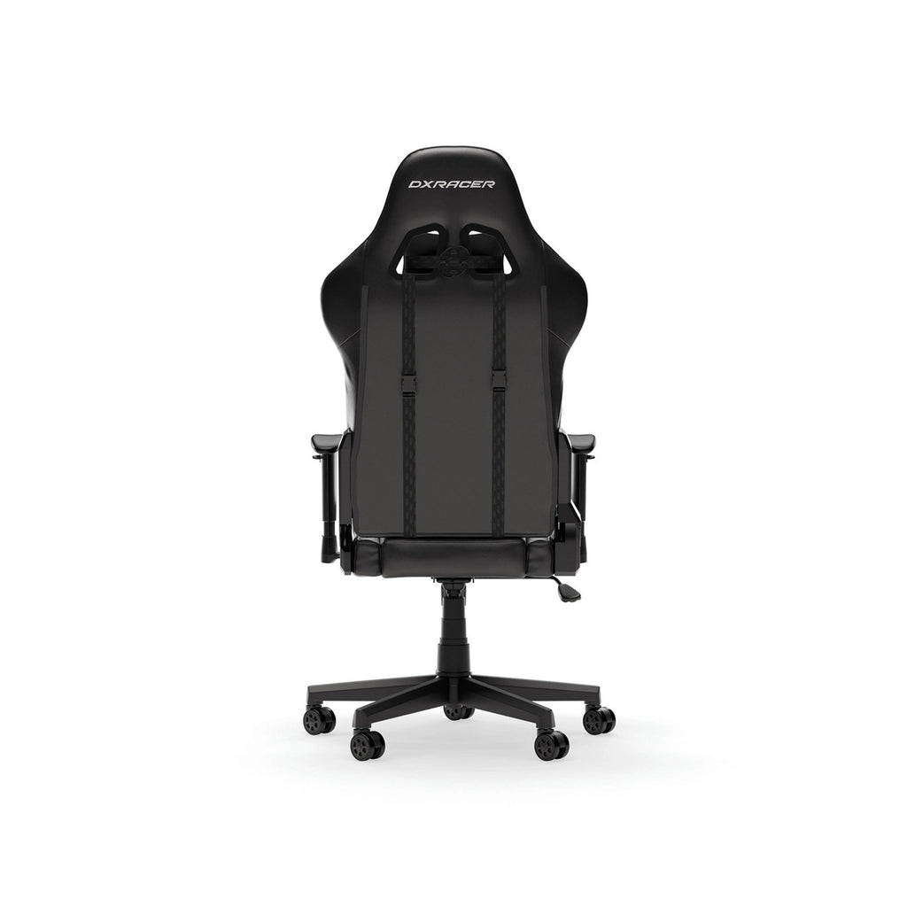 Dxracer prince l black pvc leather gamestoel (zwart)