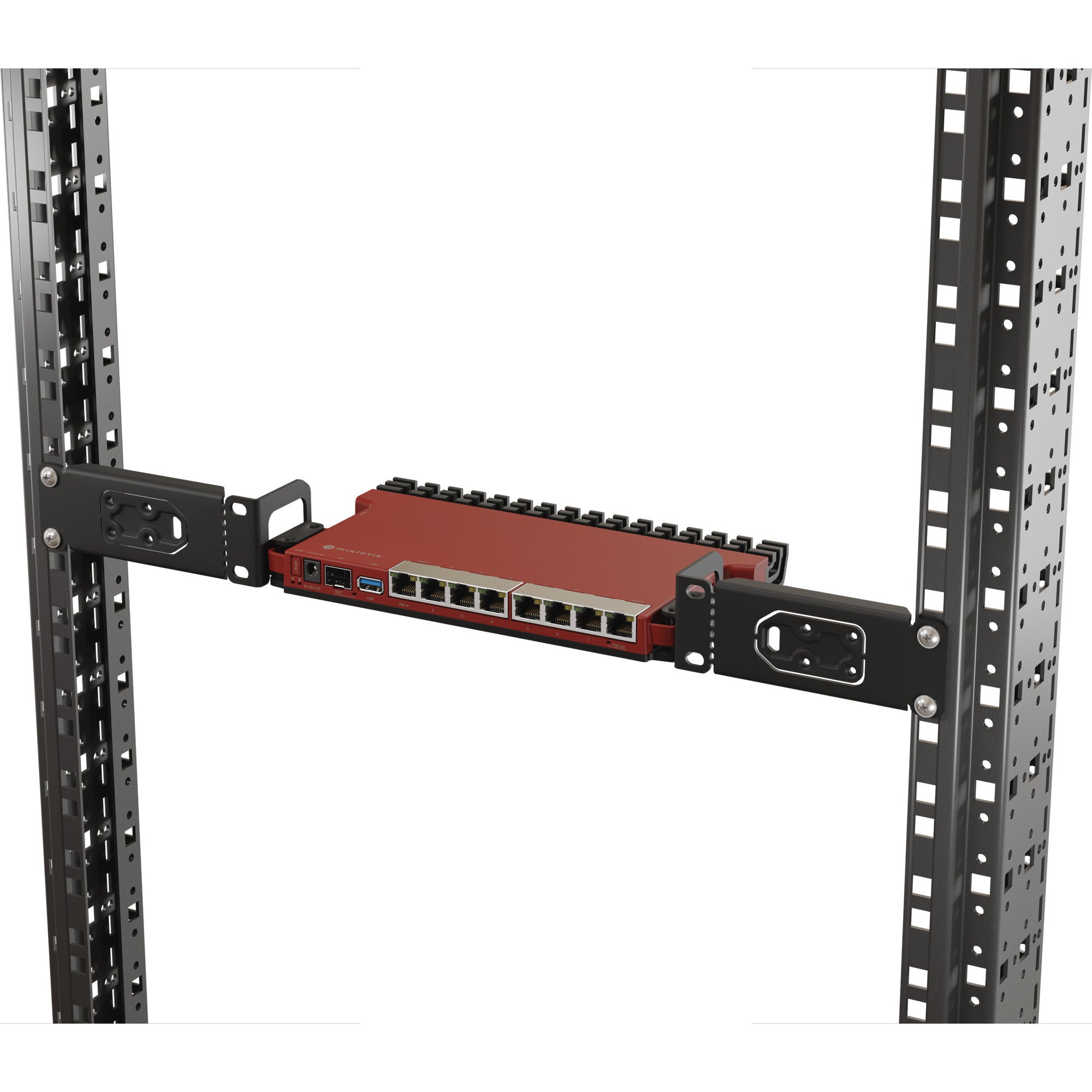 Mikrotik l009uigs-rm router (donkerrood, qualcomm ipq-5018 cpu, poe, sfp)