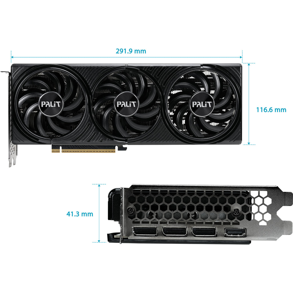 Palit geforce rtx 5070 infinity 3 grafische kaart (dlss 4, 3x displayport, 1x hdmi 2.1)