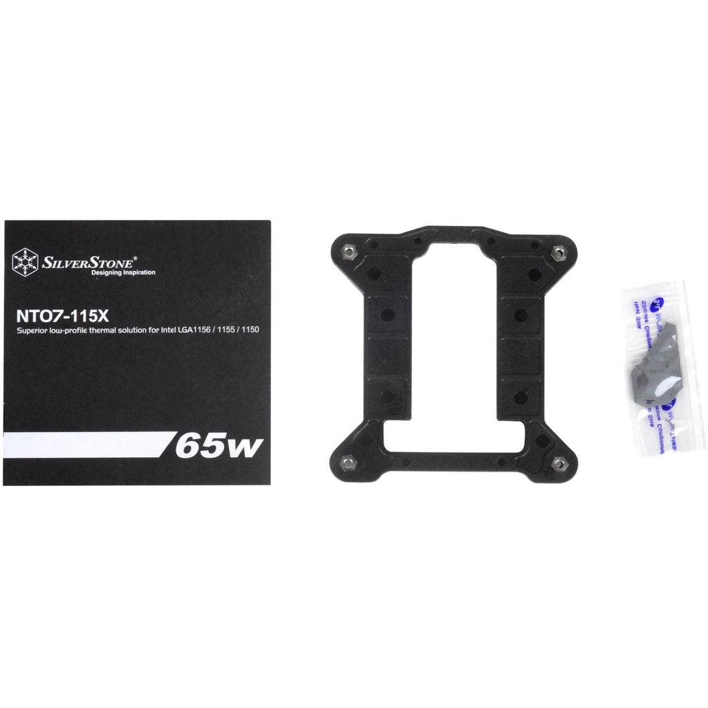Silverstone nitrogon nt07-115x cpu-koeler (pwm-aansluiting, ultra low profile)