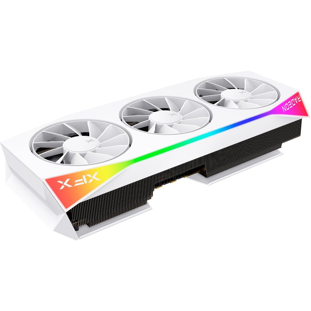 Xfx radeon rx 9070 xt oc mercury rgb grafische kaart (wit, rdna4, gddr6, 3x displayport, 1x hdmi 2.1)