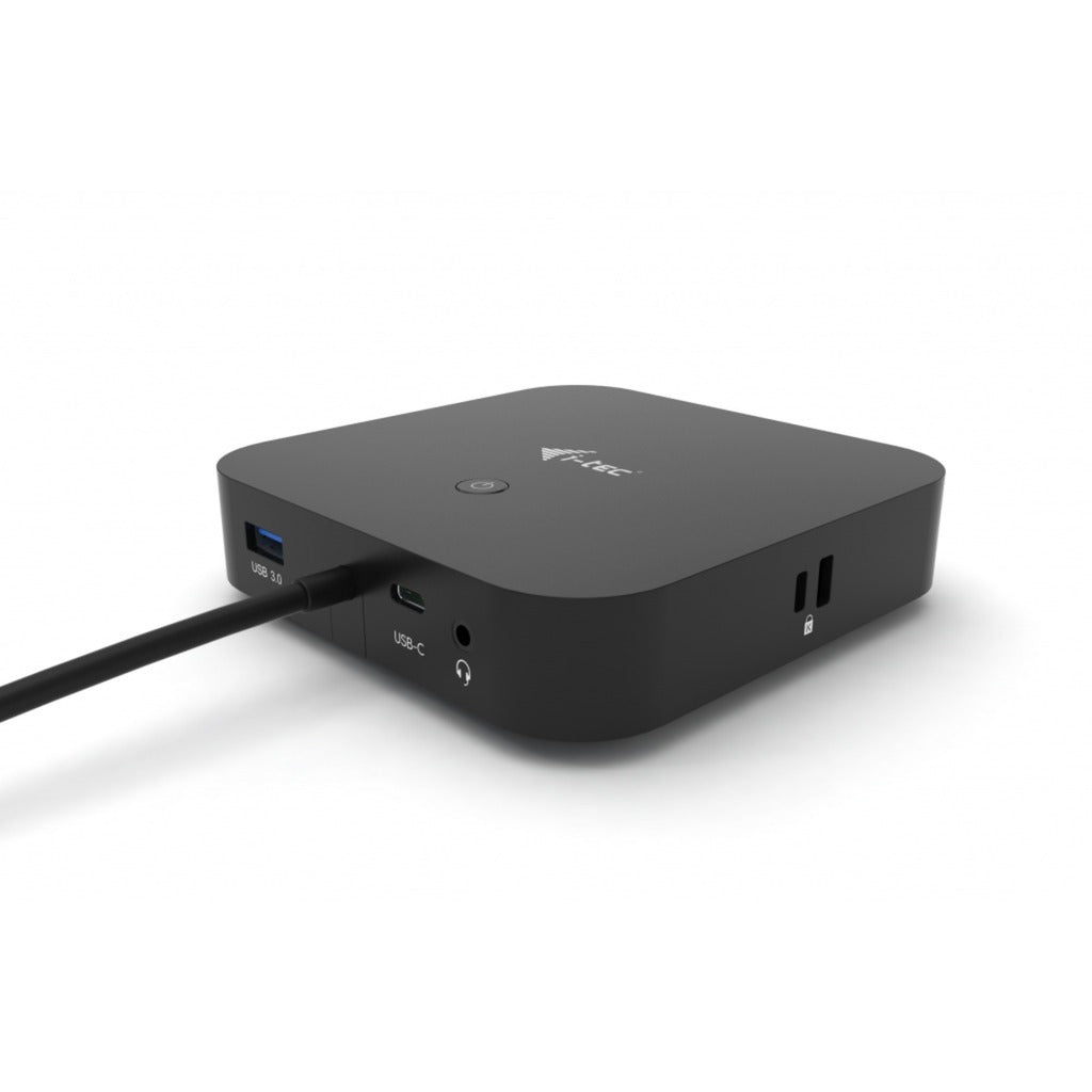 I-tec usb-c hdmi dp docking station with power delivery 65w + universal charger 77 w (zwart)