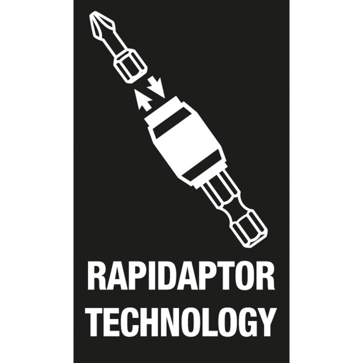 Wera bits-handhouder 813 r schroevendraaier (zwart geel, esd, niet magnetisch, 90mm)