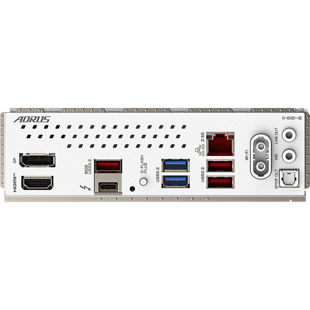 Gigabyte b860i aorus pro ice socket 1851 moederbord (zilver, raid, 2.5gb-lan, wi-fi 7, bt, sound, mini-itx)