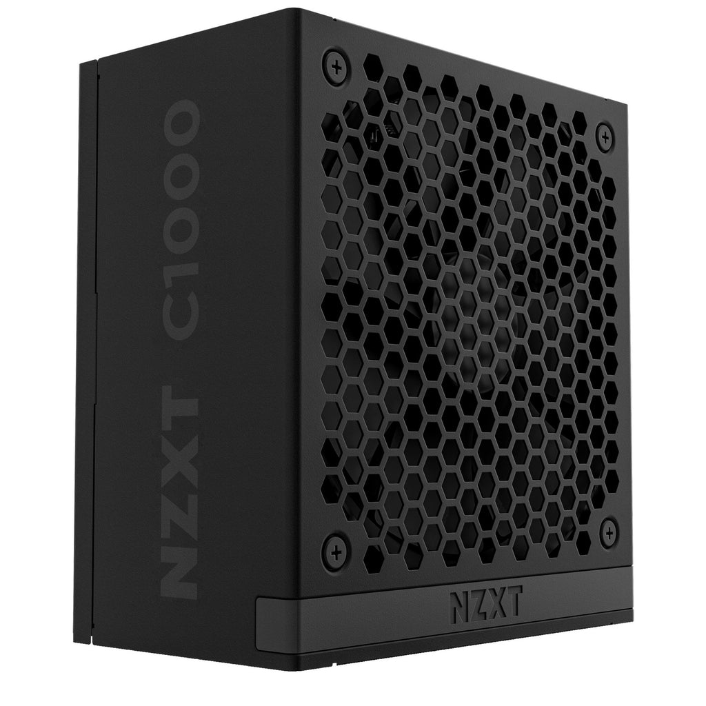 Nzxt c1000 gold atx 3.1 modulaire 1000 watt voeding (zwart, 1x 12v-2x6, 3x pcie)