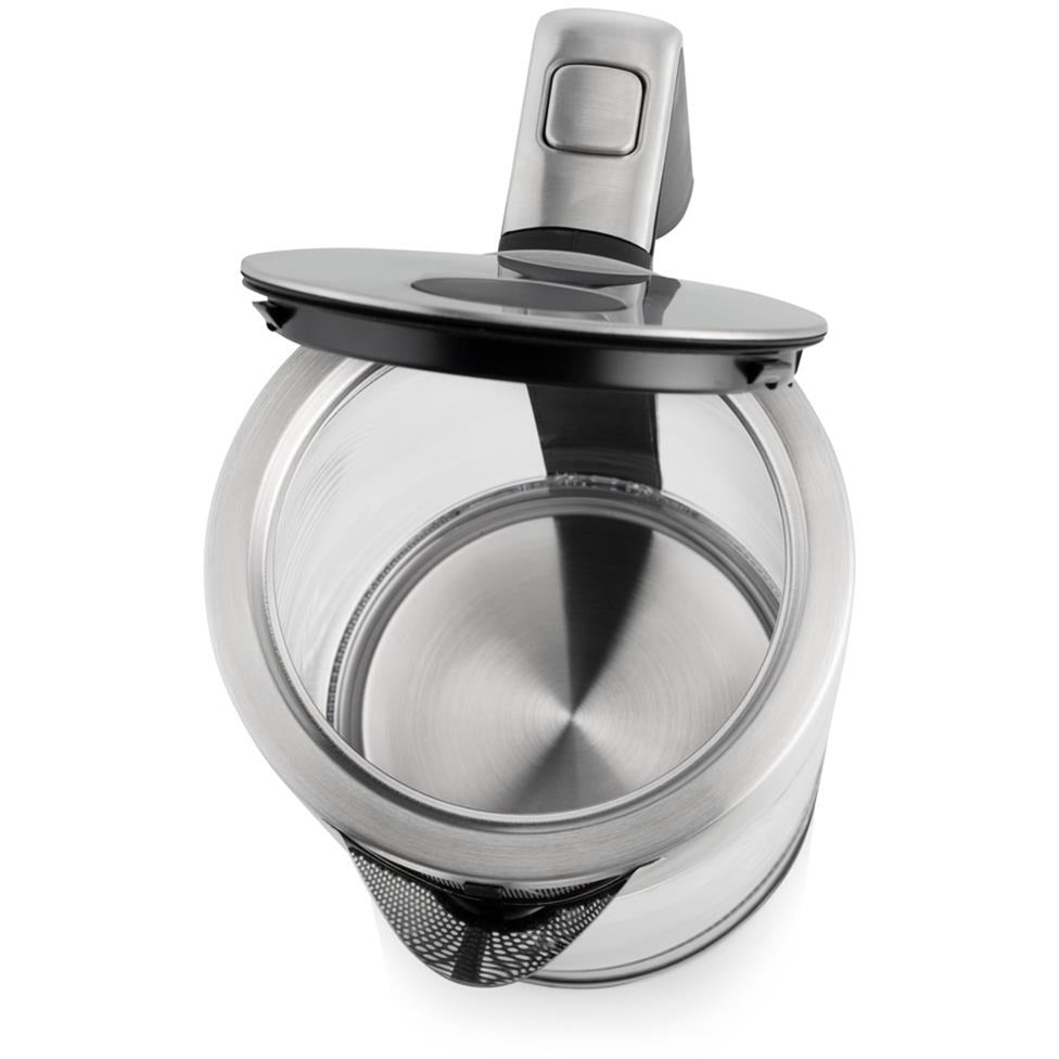 Princess 236041 glass kettle london waterkoker (roestvrij staal transparant, 1,7 l)