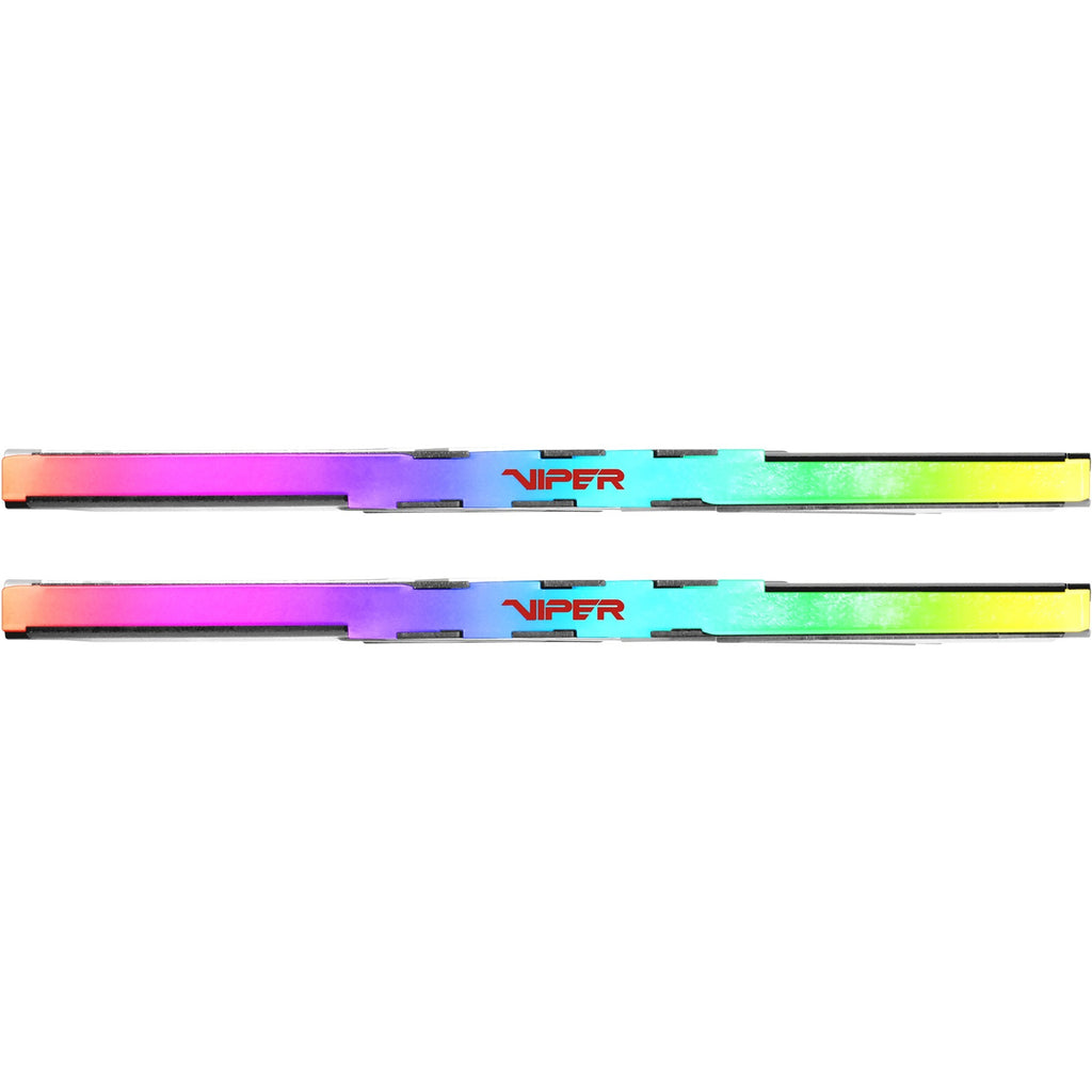 Patriot 64 gb ddr5-6000 (2x 32 gb) dual-kit werkgeheugen (zwart, pvvr564g600c30k, viper venom rgb, intel xmp, amd expo))