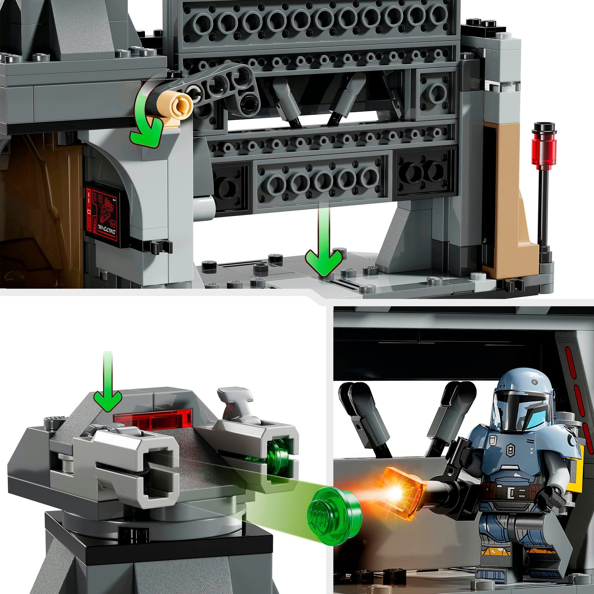 Lego star wars - paz vizsla en moff gideon duel constructiespeelgoed (75386)