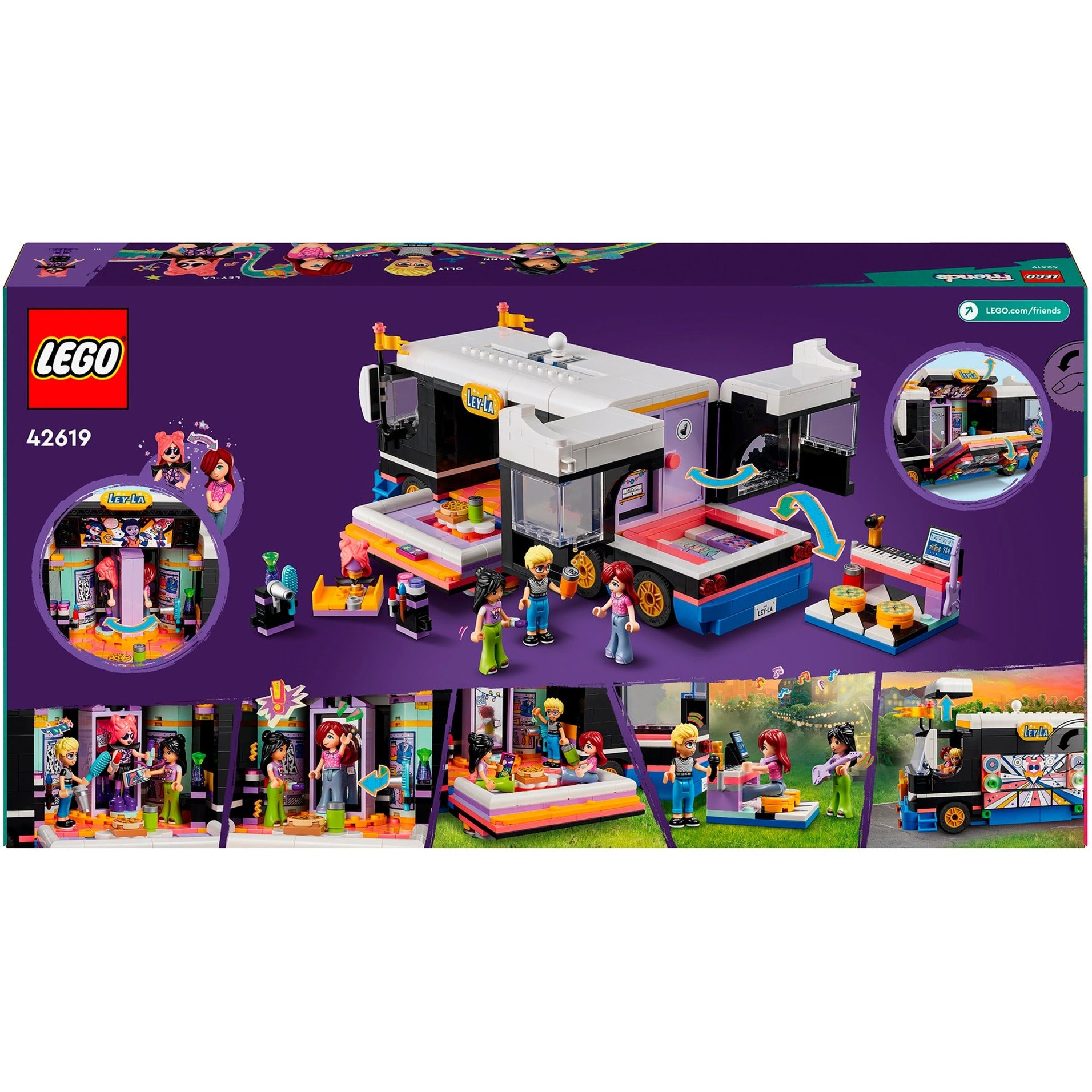 LEGO Friends 42619 Popstar Tourbus