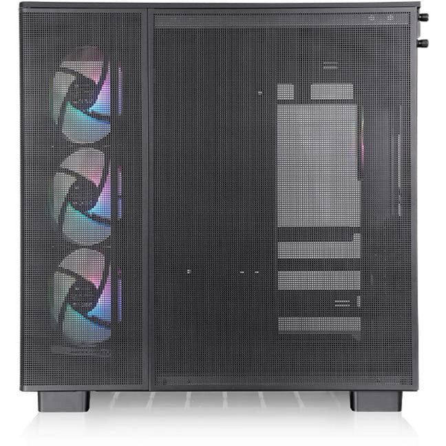 Thermaltake view 380 xl tg argb midi tower behuizing (zwart | 2x usb-a | 1x usb-c | rgb | tempered glass)