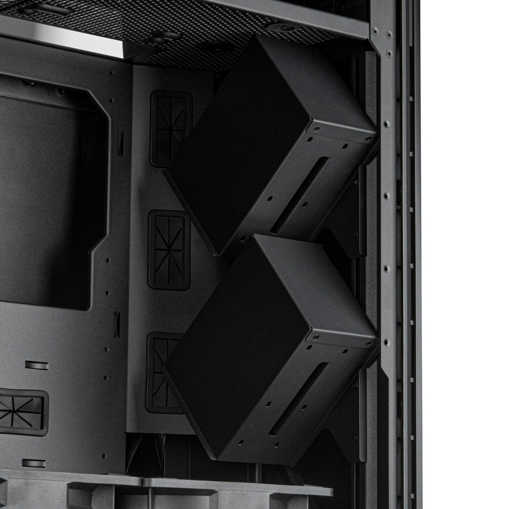 Silverstone alta f2 big tower behuizing (zwart | 4x usb-a | 1x usb-c | tempered glass)