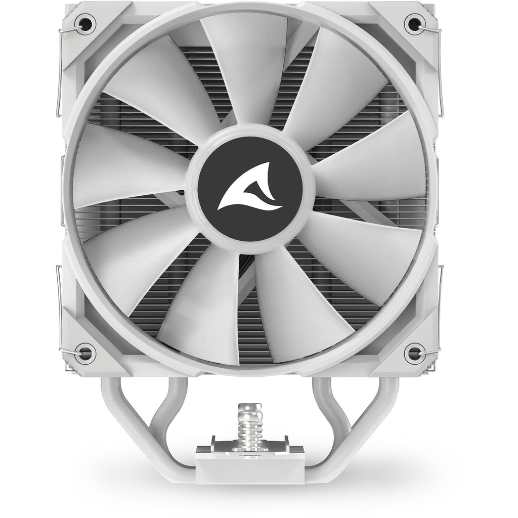 Sharkoon a40 rgb cpu-koeler (wit, 4-pins pwm fan-connector)