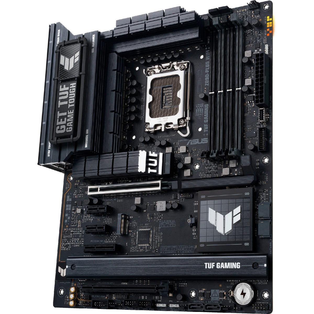 Asus tuf gaming z890-plus wifi socket 1851 moederbord (raid, 2.5gb-lan, wi-fi 7, bt, sound, atx)