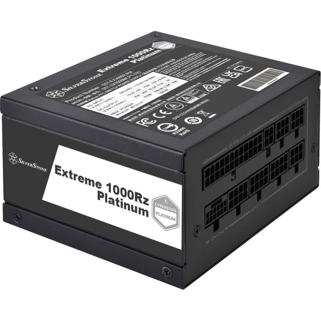 Silverstone extreme 1000rz platinum modulaire 1000 watt voeding (zwart, 1x 12v-2x6, 4x pcie)
