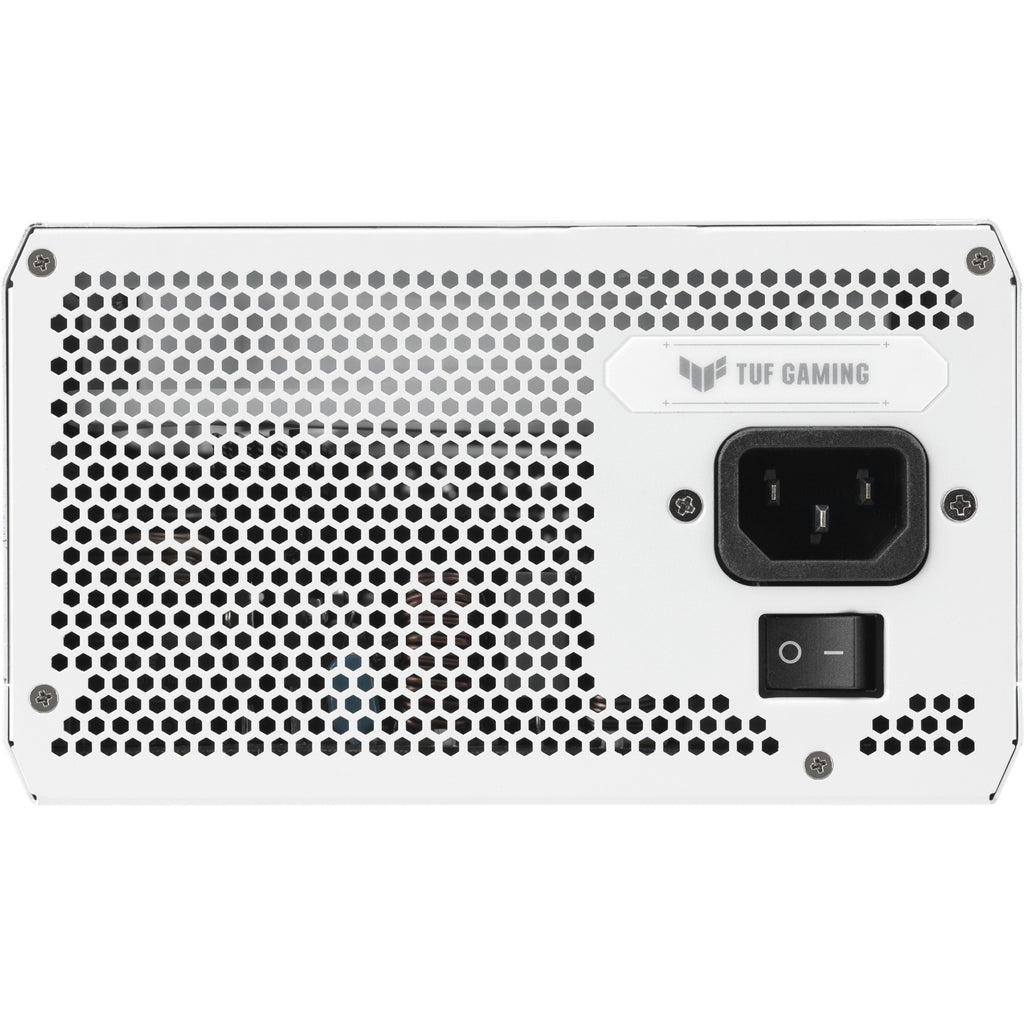 Asus tuf gaming gold white edition modulaire 1000 watt voeding (wit, 1x 12v-2x6, 4x pcie)