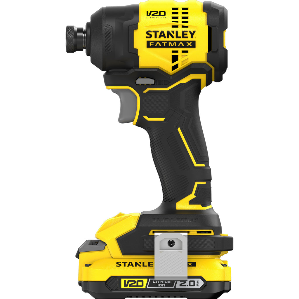Stanley fatmax v20 18v slagschroevendraaier (zwart geel, accu en oplader inbegrepen, met koffer)