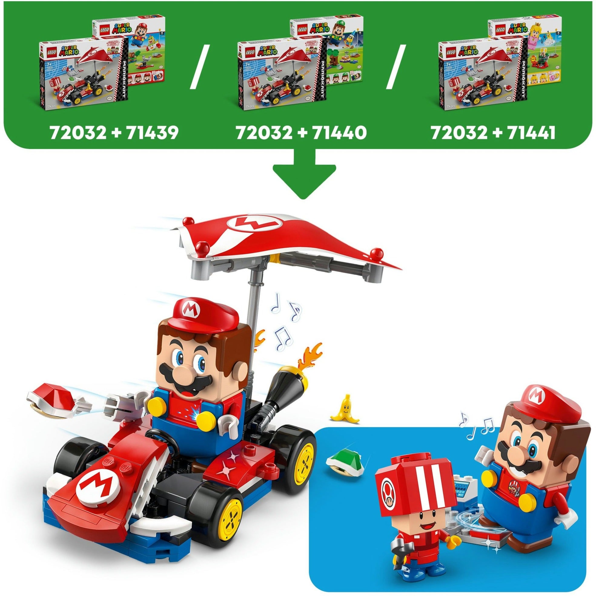 LEGO Super Mario 72032 Mario Kart Standard-Kart