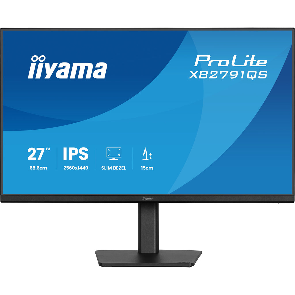 Iiyama prolite xb2791qs-b1 27 monitor (zwart (mat), hdmi, displayport, audio)