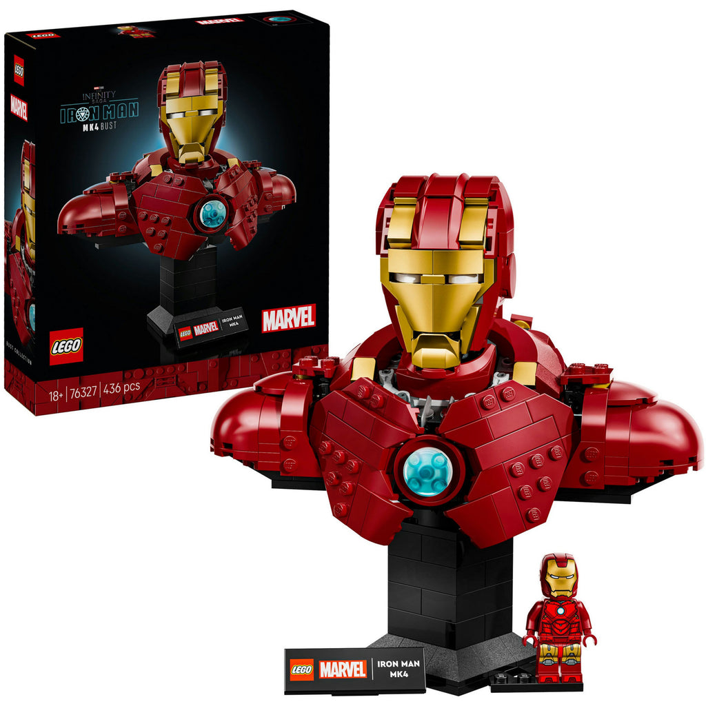 LEGO Superhelden Marvel 76327 Iron Man MK4 Büste