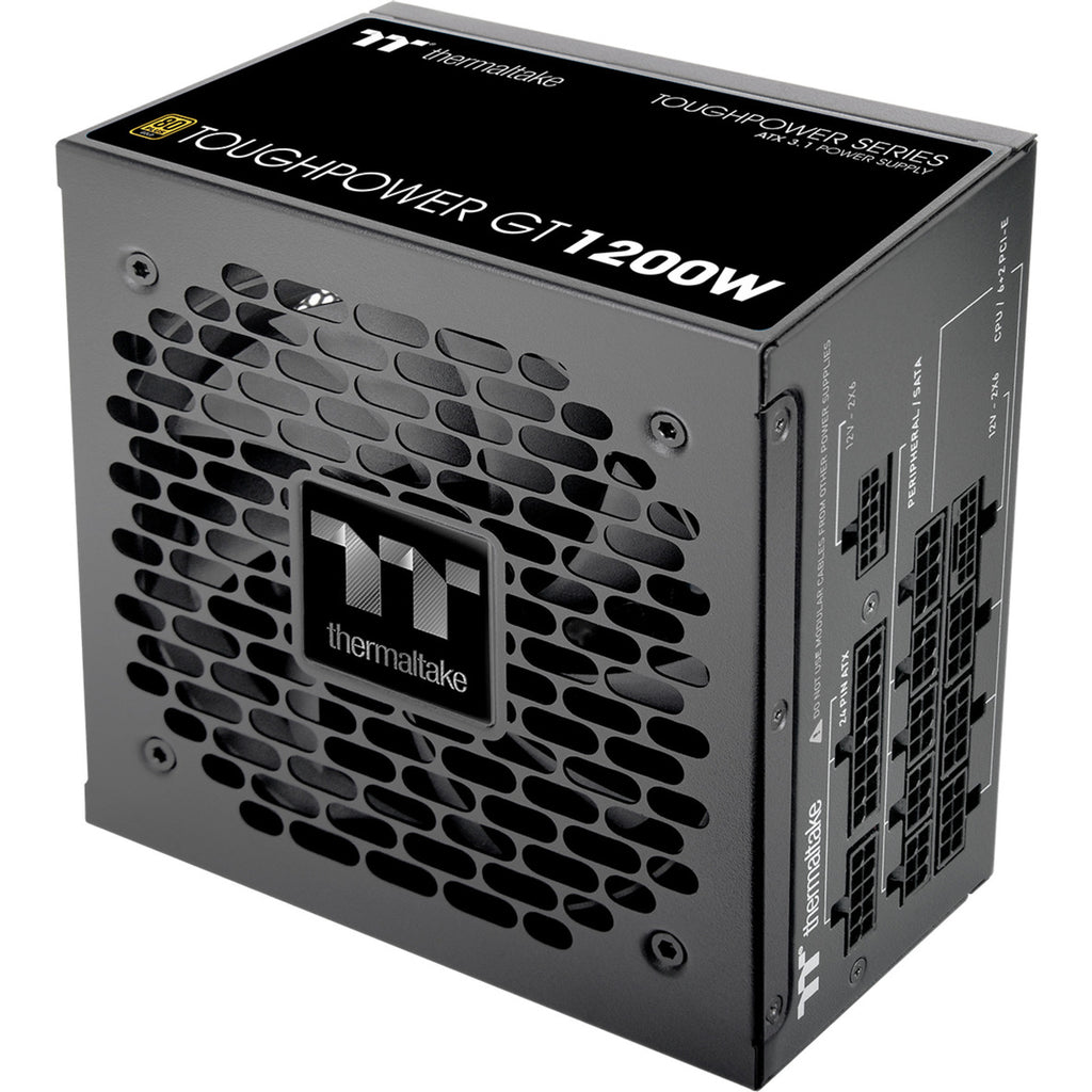 Thermaltake toughpower gt modulaire 1200 watt voeding (zwart, 5x pcie)