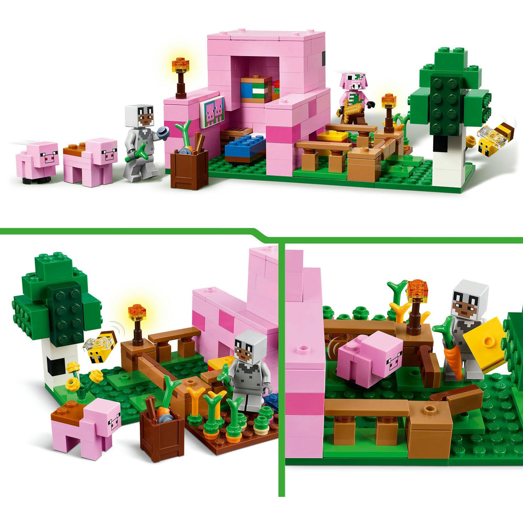 LEGO Minecraft 21268 Das Schweinehaus