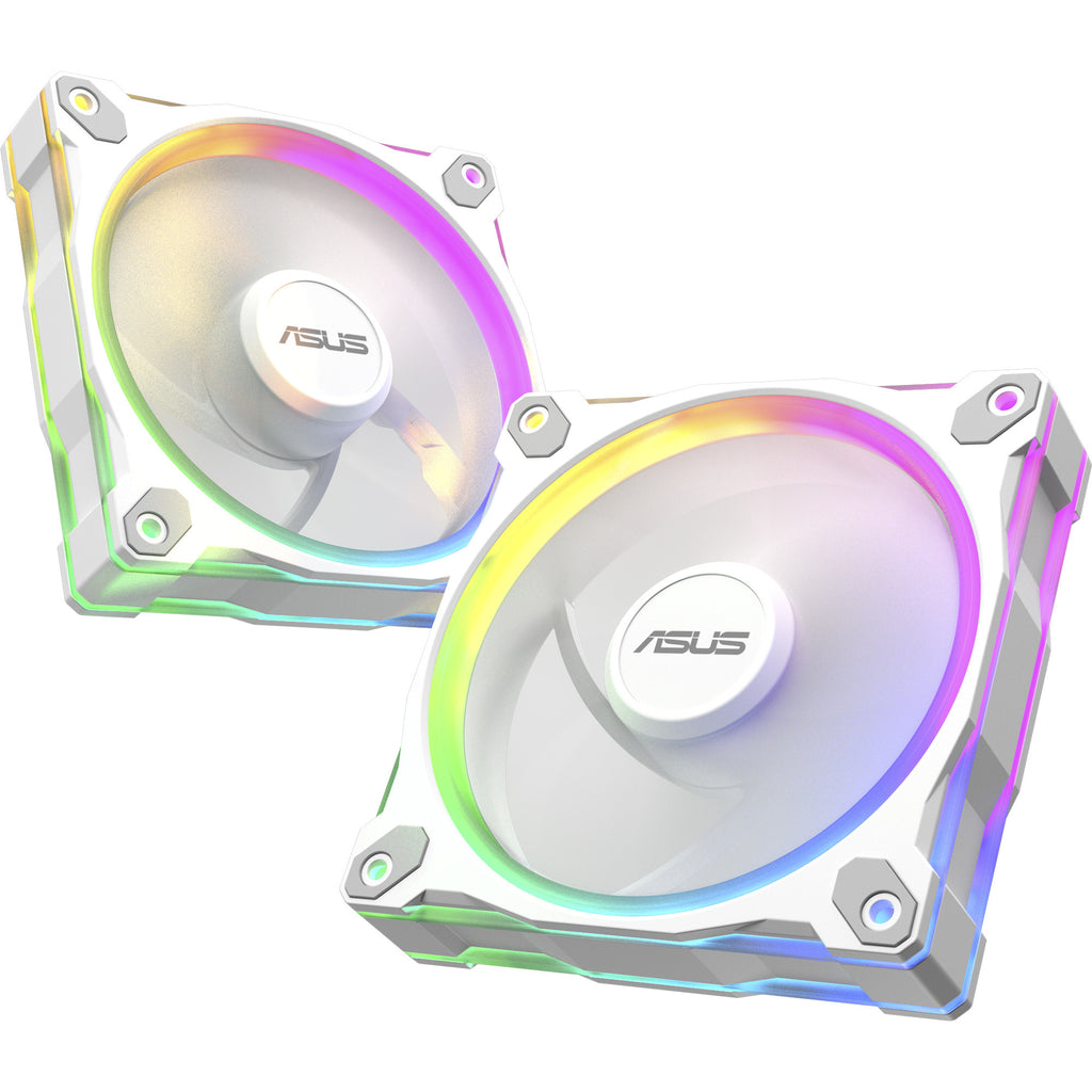 Asus prime mr120 argb reverse fan - triple pack case fans (wit, 3 stuks, 120 x 120 x 28 mm, 3 stuks)