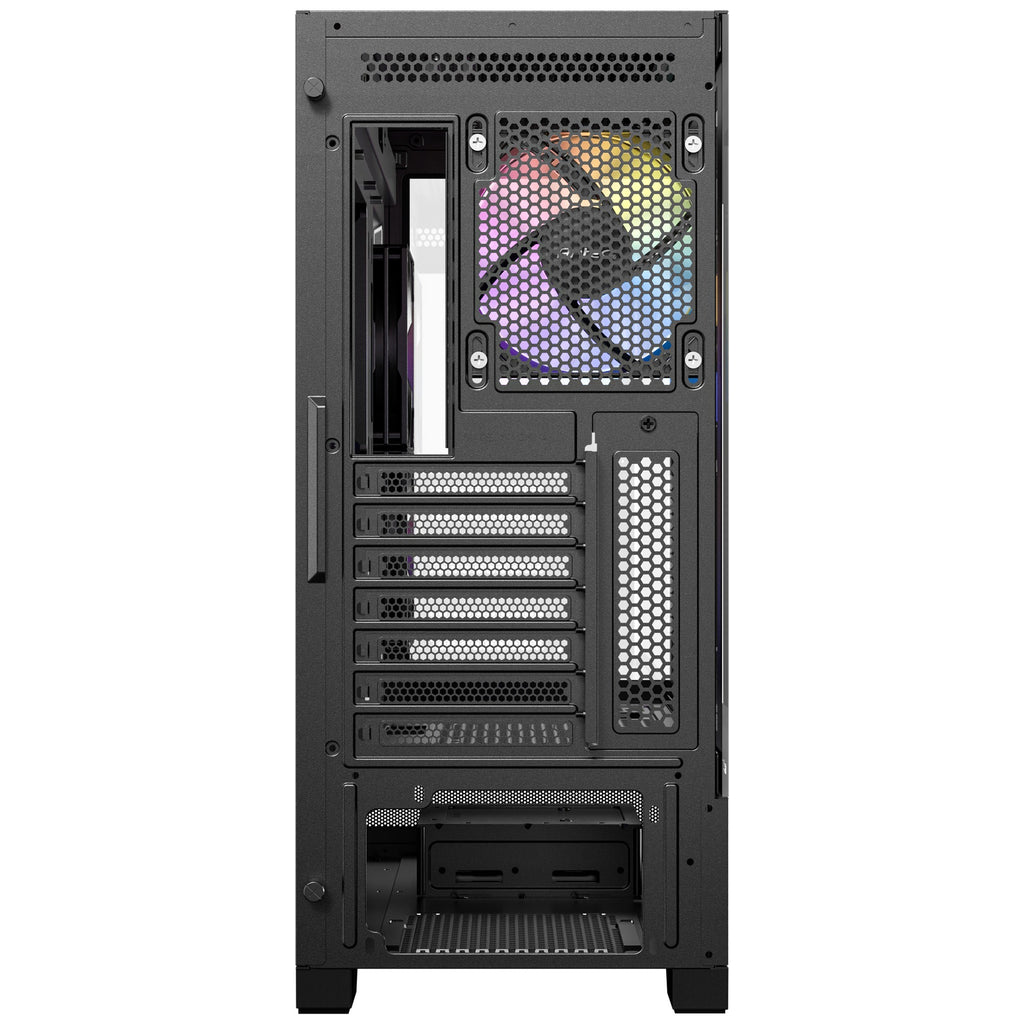 Antec cx700 argb midi tower behuizing (zwart | 1x usb-a | 1x usb-c | tempered glass)