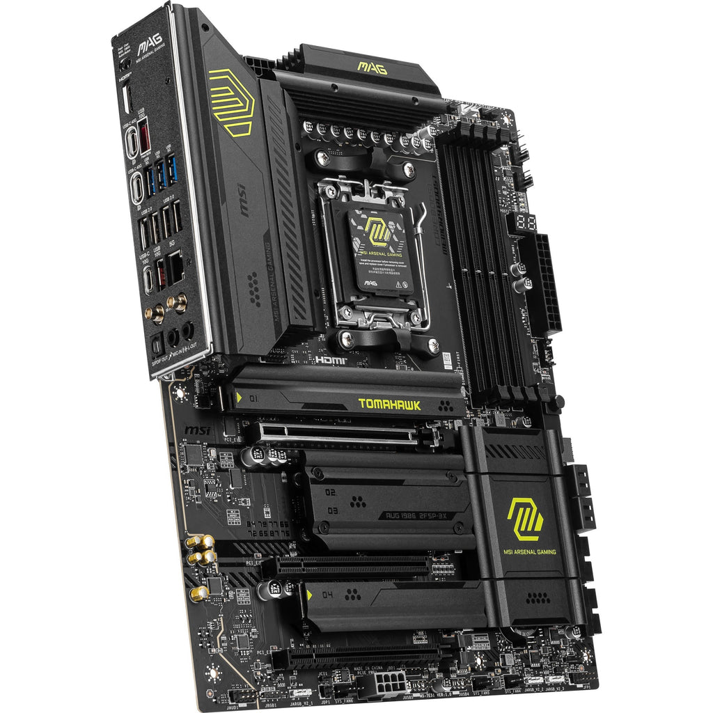 Msi mag x870 tomahawk wifi socket am5 moederbord (raid, 5 gb-lan, wlan, bt, sound, atx)