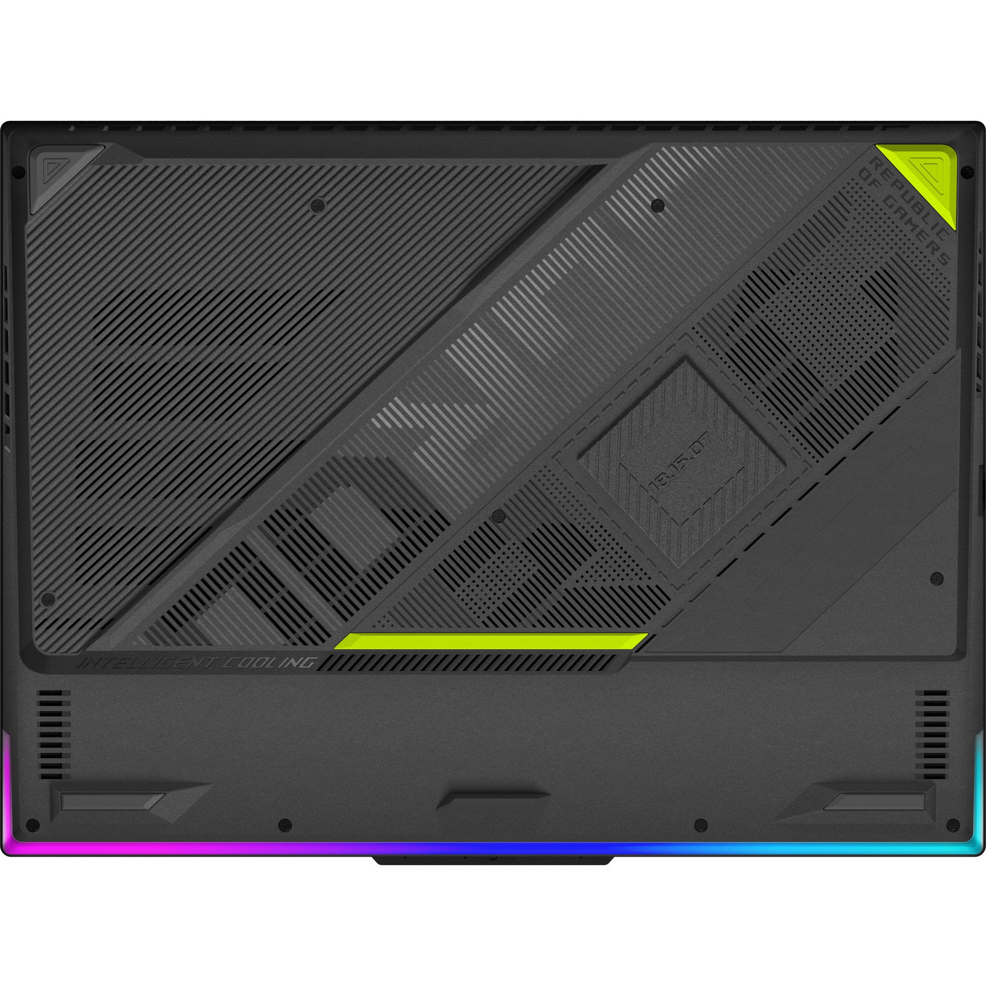 Asus rog strix g16 g614fr-s5252w 16 gaming laptop (grijs groen | r9 9955hx | rtx 5070 ti | 16 gb | 1 tb ssd)