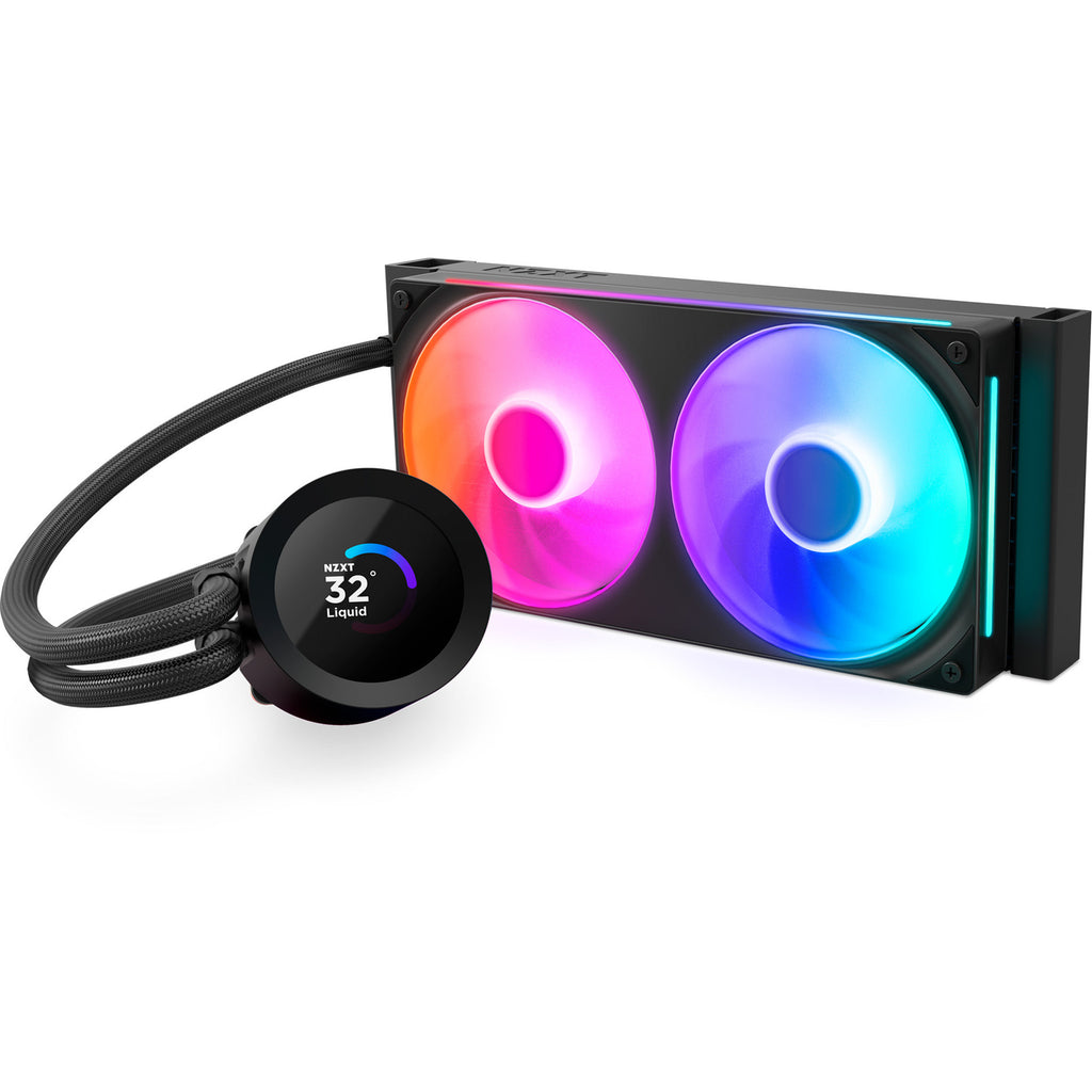 Nzxt kraken plus 240 rgb waterkoeling (zwart)