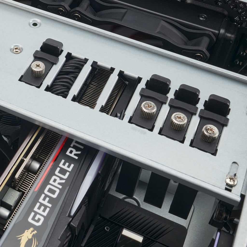 Silverstone rm44 rack behuizing (zwart | 4u | usb type-c | 2x 80mm casefan inbegrepen)