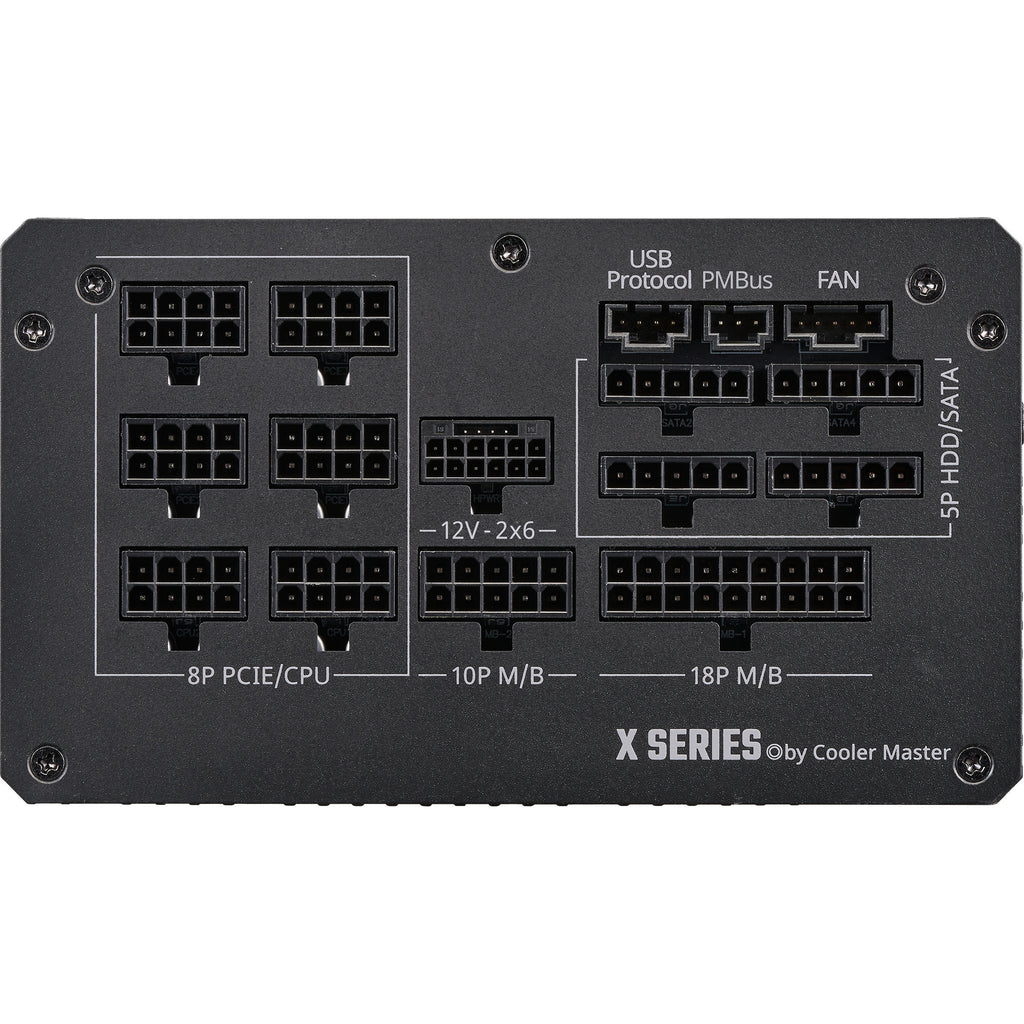 Cooler master , 1100 watt voeding (zwart)