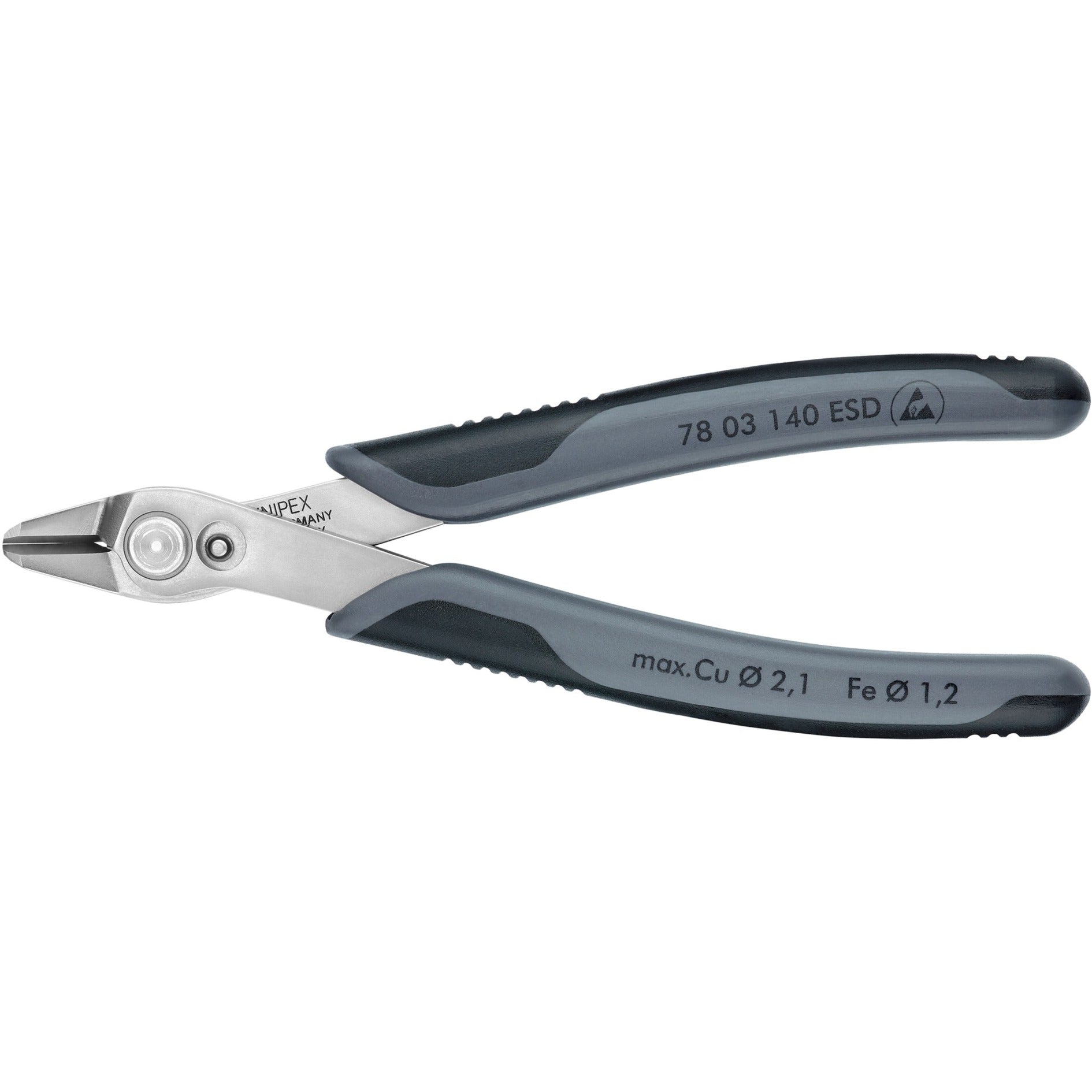 KNIPEX Elektronische Super-Knips XL ESD 78 03 140 ESD