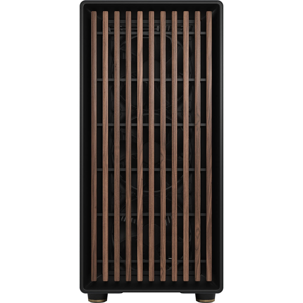 Fractal design north xl midi tower behuizing (zwart houtkleur | 2x usb-a | 1x usb-c | tempered glass)