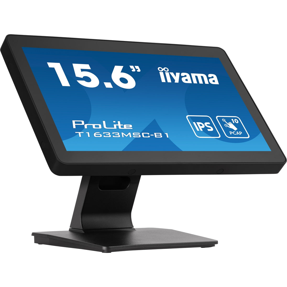Iiyama prolite t1633msc-b1 15.6 touchscreen monitor (zwart, 1x displayport, 1x hdmi, 2x usb-a)