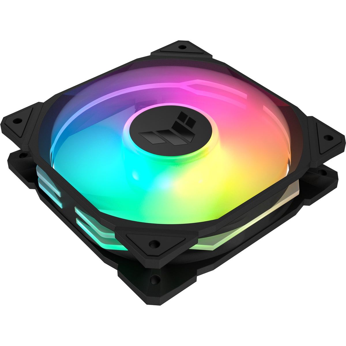Asus tuf gaming tr120 argb reverse case fans (zwart transparant, 3 stuks, 120 x 120 x 28 mm)