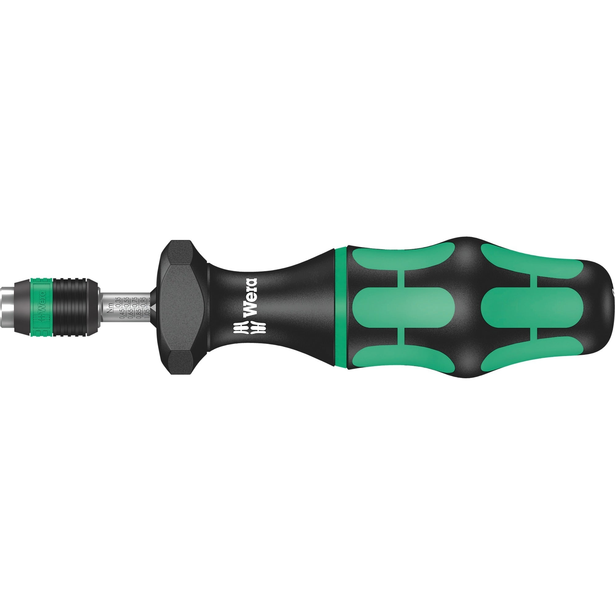 Wera 7441 kraftform instelbare momentschroevendraaier met rapidaptor snelwisselhouder, 1 4 duim, 1,2 - 3,0 nm - 1 stuk(s) - 05074701001