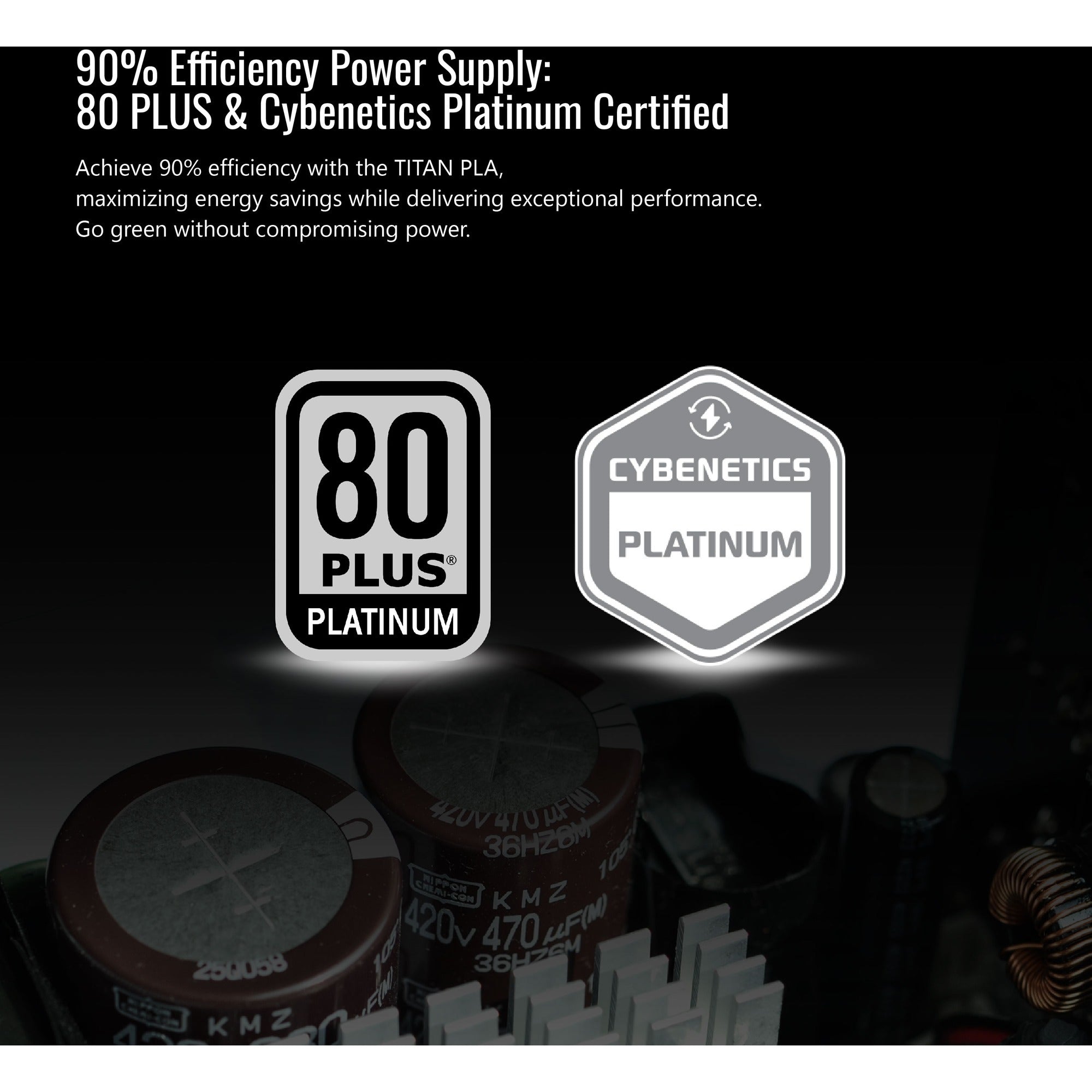Montech titan pla modulaire 1000 watt voeding (wit, 2x pcie)