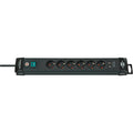 Brennenstuhl premium-line stekkerdoos met usb 6-voudig zwart 3m h05vv-f 3g1,5