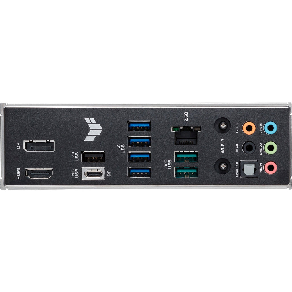 Asus tuf gaming b860m-plus wifi socket 1851 moederbord (2.5 gb-lan, wi-fi 7, bt, sound, µatx)