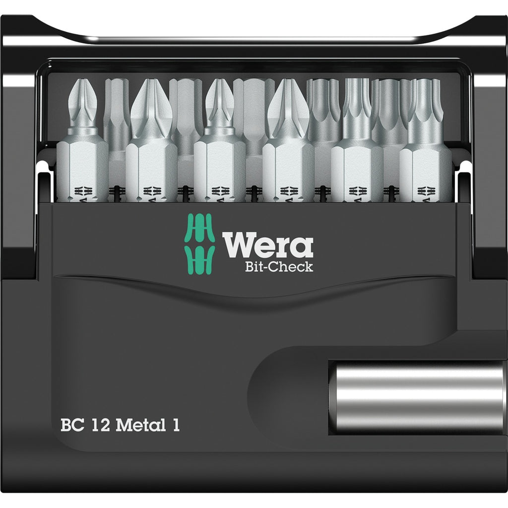 Wera bitset bit-check 12 metal 1 (universele houder en bits)