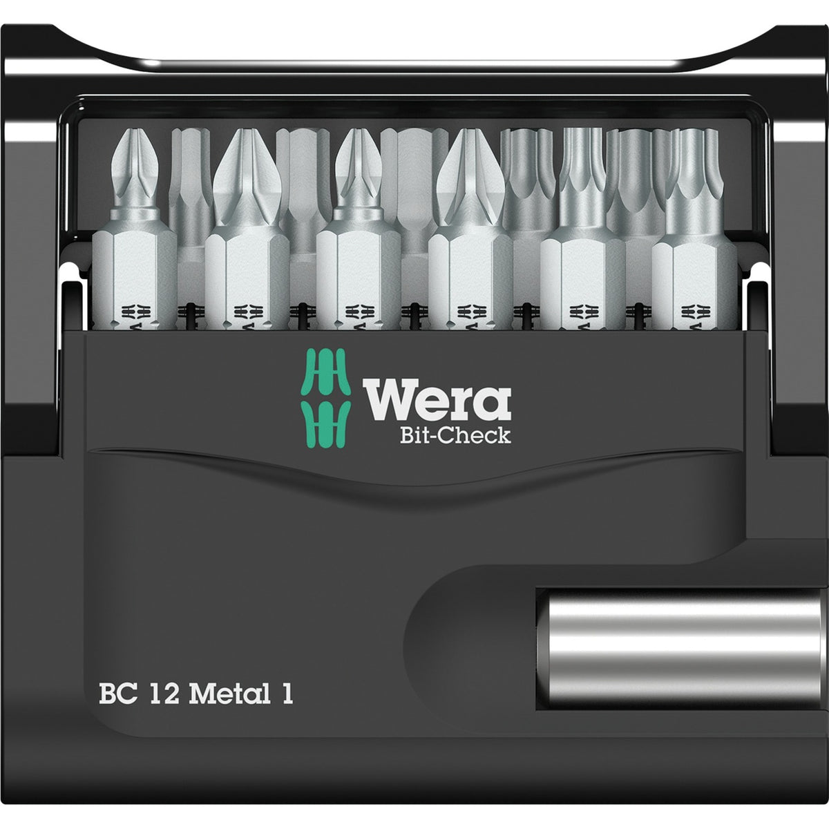 Wera bitset bit-check 12 metal 1 (universele houder en bits)