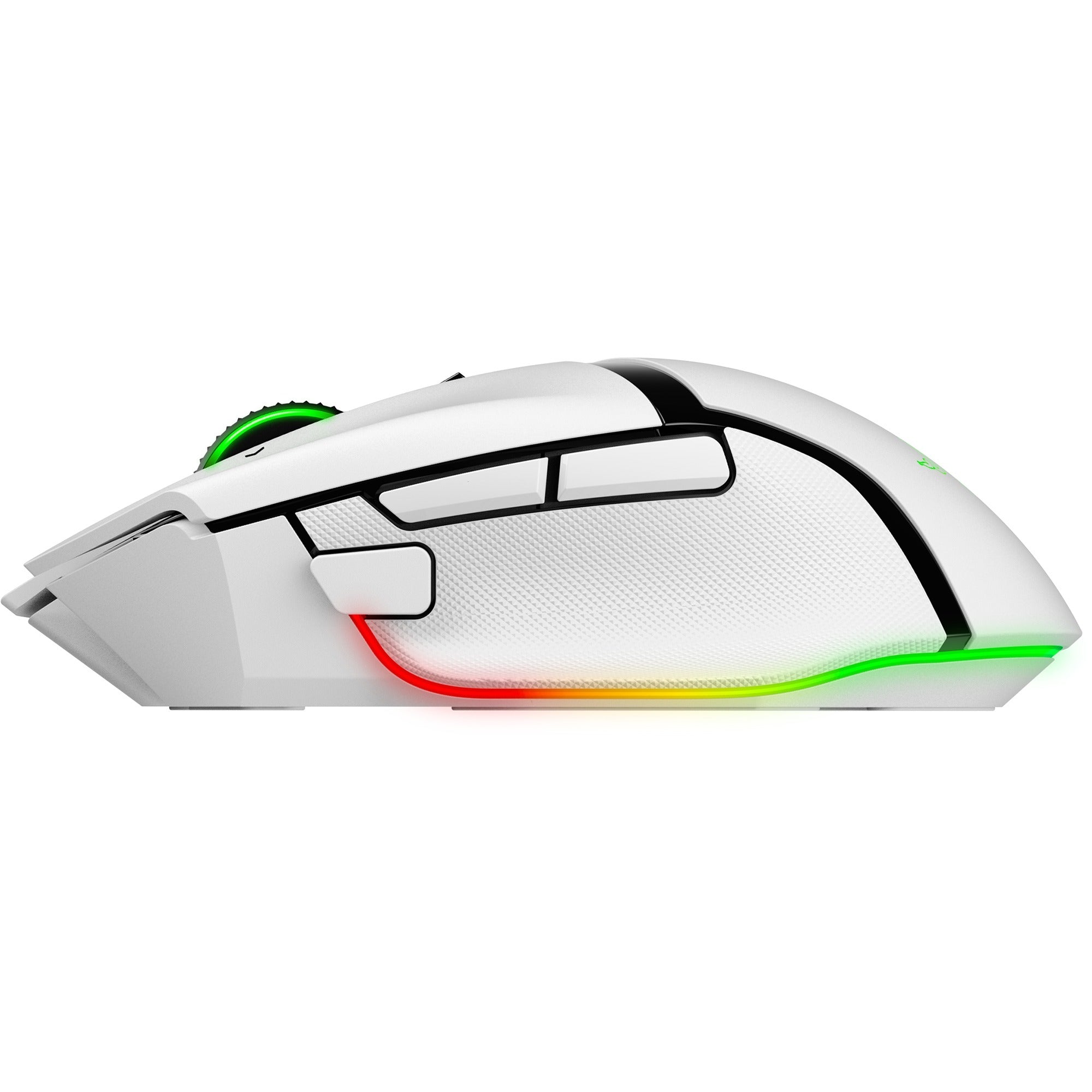 Razer basilisk v3 pro gaming muis (wit, usb bluetooth hyperspeed wireless, 30.000 dpi, chroma rgb)