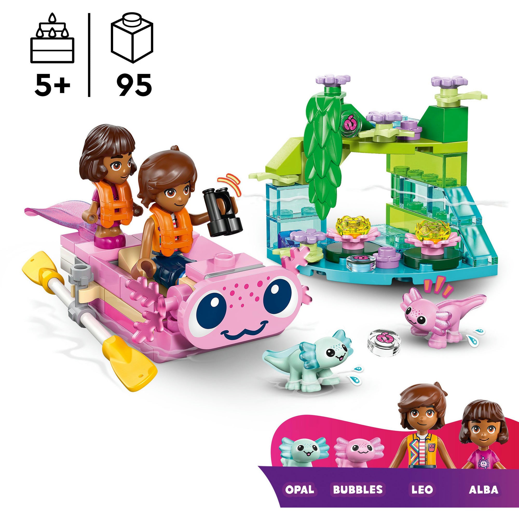 Lego friends - axolotlavontuur constructiespeelgoed (42681)