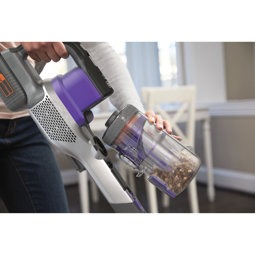 Black+decker 36v 4-in-1 powerseries extreme pet steelstofzuiger (paars)