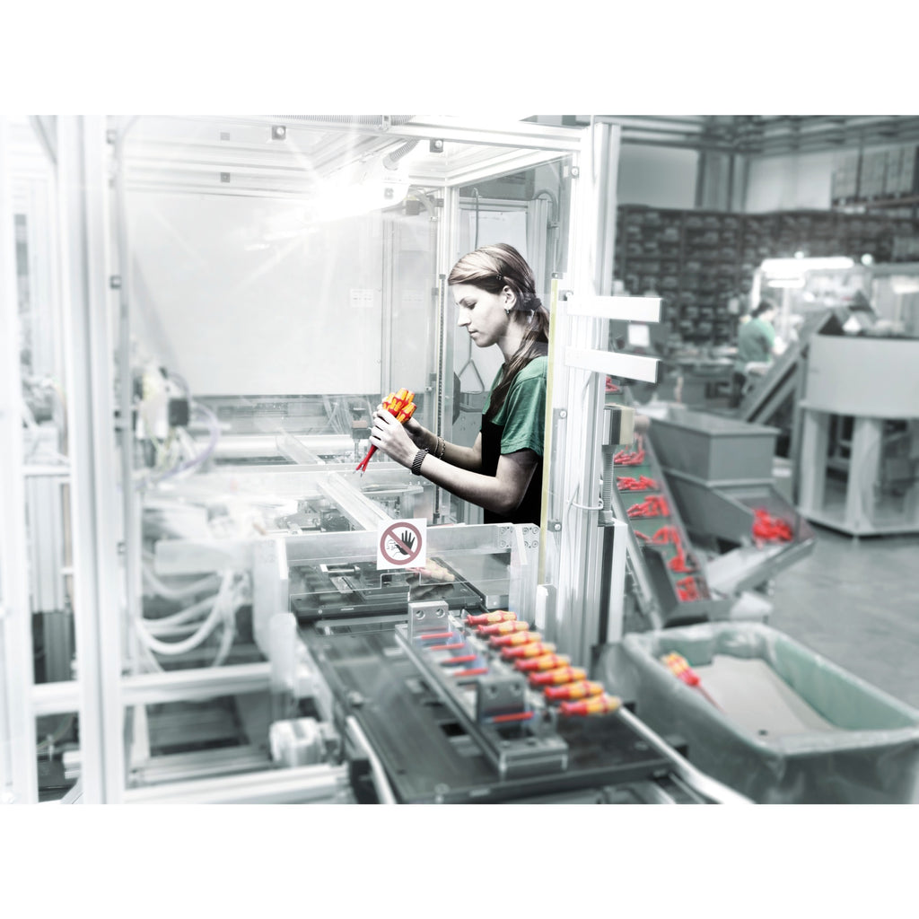 Wera 160 i 165 i 7 schroevendraaierset kraftform plus serie 100 (rood geel, 7-delig)