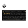 Keychron black myth wukong wireless mechanical keyboard deluxe edition (zwart, us lay-out (qwerty), ttc bluish white, 75%, rgb leds, non-shine-through pbt, hot swap, usb-c | 2.4 ghz | bluetooth 5.1)