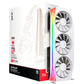Xfx radeon rx 9070 xt oc mercury rgb grafische kaart (wit, rdna4, gddr6, 3x displayport, 1x hdmi 2.1)