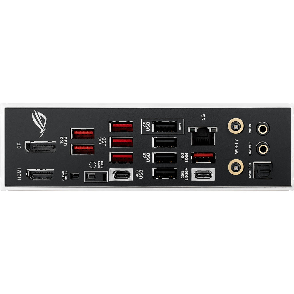 Asus rog strix b850-e gaming wifi socket am5 moederbord (zwart, raid, 5gb-lan, wi-fi 7, bt, sound, atx)